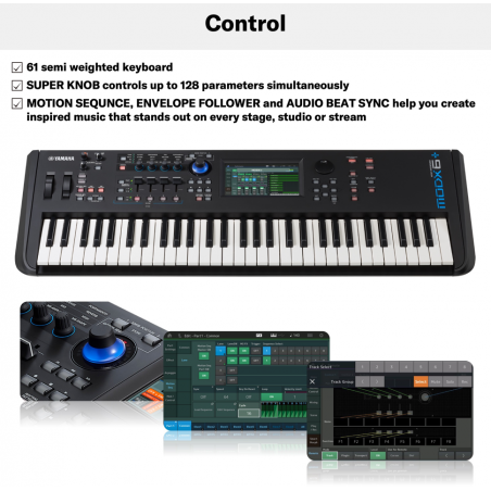 Synthé numériques - Yamaha - MODX6 +