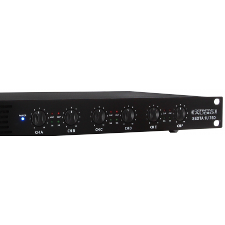 Ampli Sono multicanaux - Definitive Audio - SEXTA 1U 75D