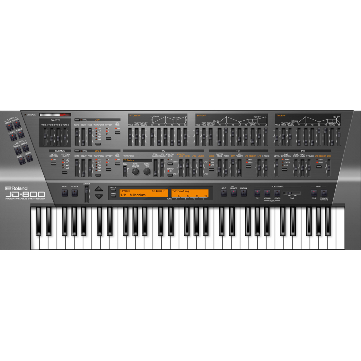 Logiciels instruments virtuels - Roland Cloud - JD-800