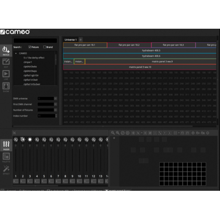 Logiciels DMX - Cameo - DVC