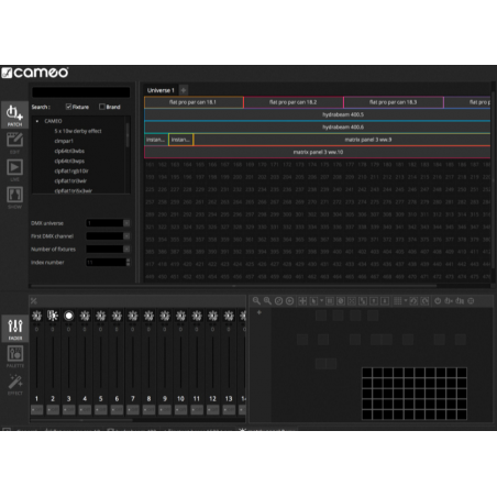 Logiciels DMX - Cameo - DVC PRO