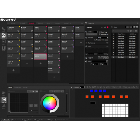 Logiciels DMX - Cameo - DVC PRO