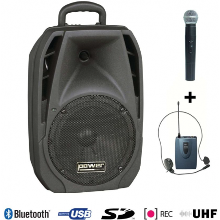 Sonos portables sur batteries - Power Acoustics - Sonorisation - BE 4400 UHF PT MK2