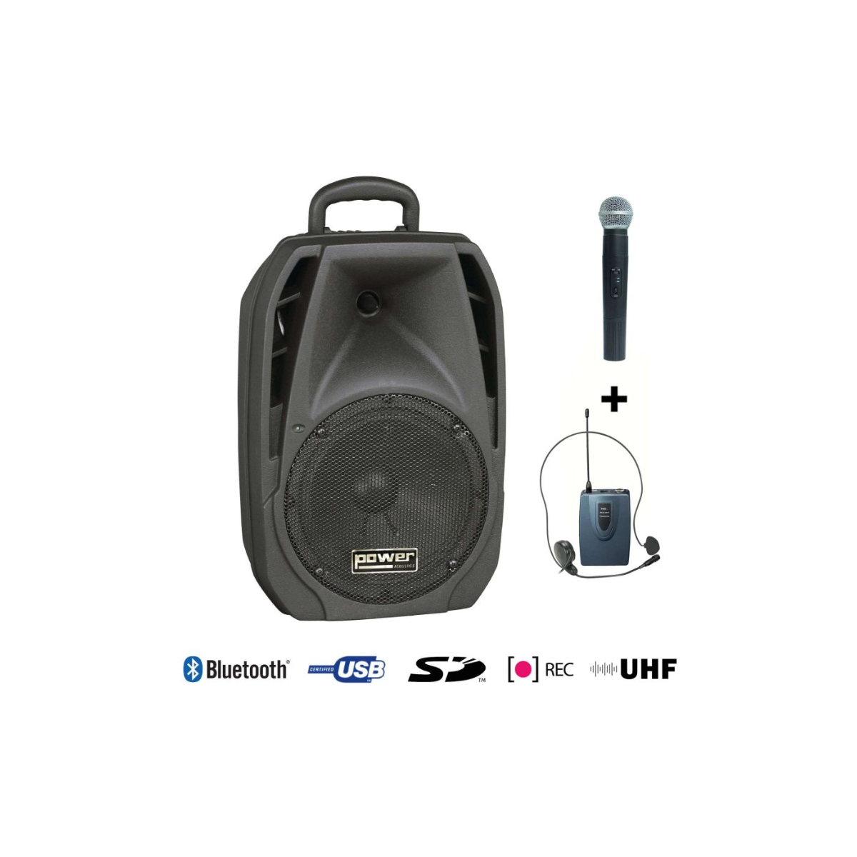 Sonos portables sur batteries - Power Acoustics - Sonorisation - BE 4400 UHF PT MK2