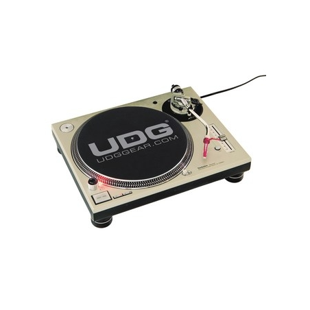 Feutrines platines vinyles DJ - UDG - Slipmat Set Black / Silver...