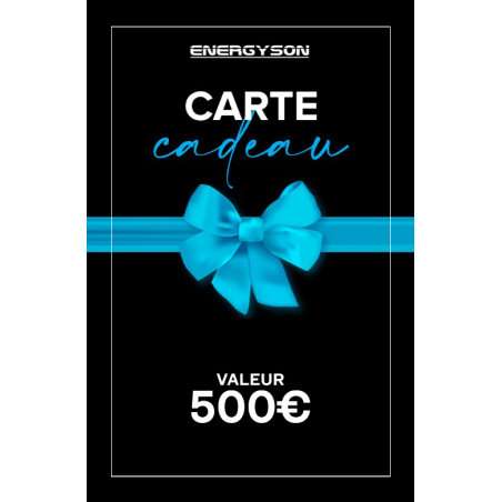 Accueil - Energyson - Carte Cadeau 500€