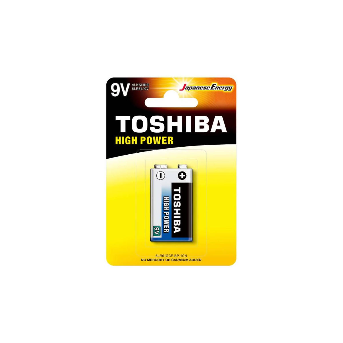 Piles - Toshiba - Pile 6LR61 - 9 Volts