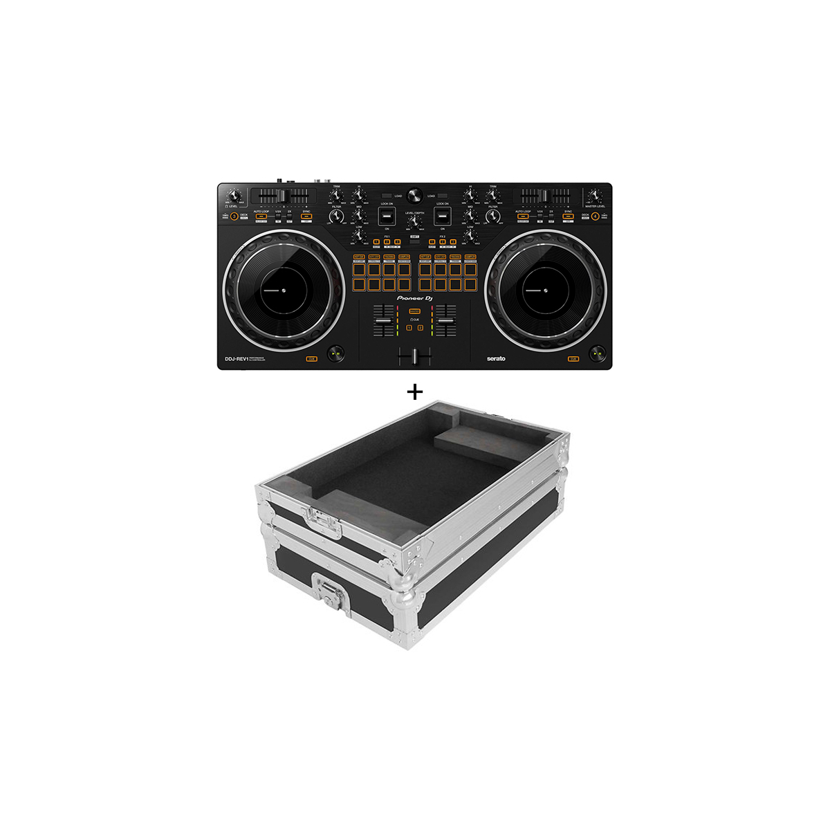 Contrôleurs DJ USB - Pioneer DJ AlphaTheta - DDJ-REV1 + FC DDJREV1