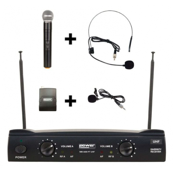 Micros chant sans fil - Power Acoustics - Sonorisation - WM 4400 PT UHF GR5 Micros chant sans fil - Power Acoustics - Sonorisation - WM 4400 PT UHF GR5