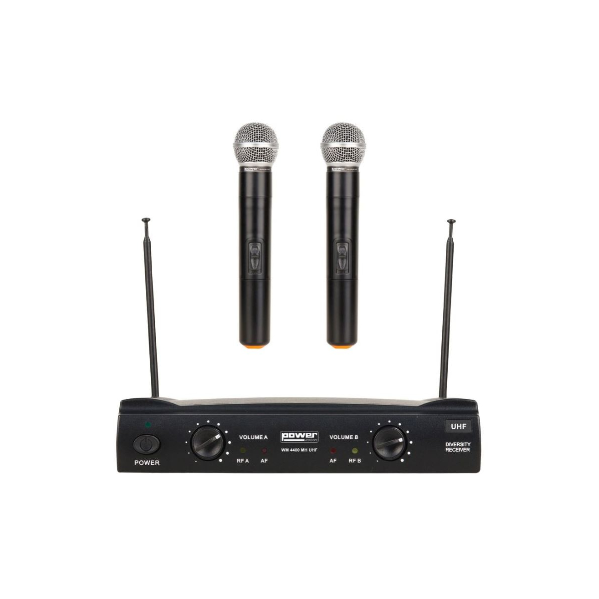 Micros chant sans fil - Power Acoustics - Sonorisation - WM 4400 MH UHF GR5