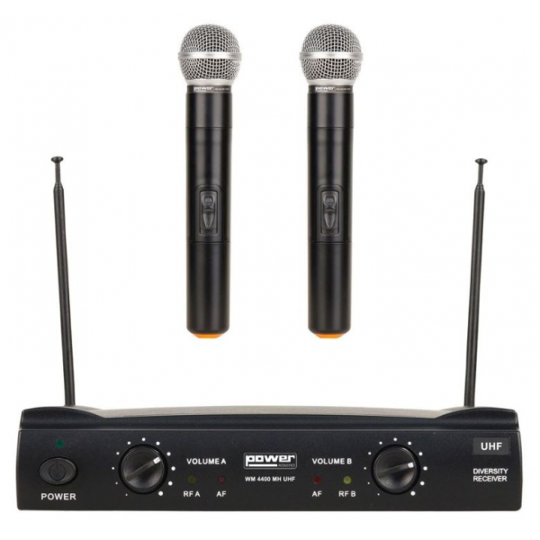 Micros chant sans fil - Power Acoustics - Sonorisation - WM 4400 MH UHF GR7 Micros chant sans fil - Power Acoustics - Sonorisation - WM 4400 MH UHF GR7