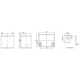 	Batteries sonos portables - Ibiza Sound - BAT-PORT4.5A