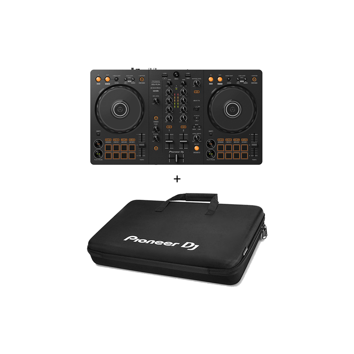 Packs DJ - Pioneer DJ AlphaTheta - DDJ-FLX4 + DJC-B