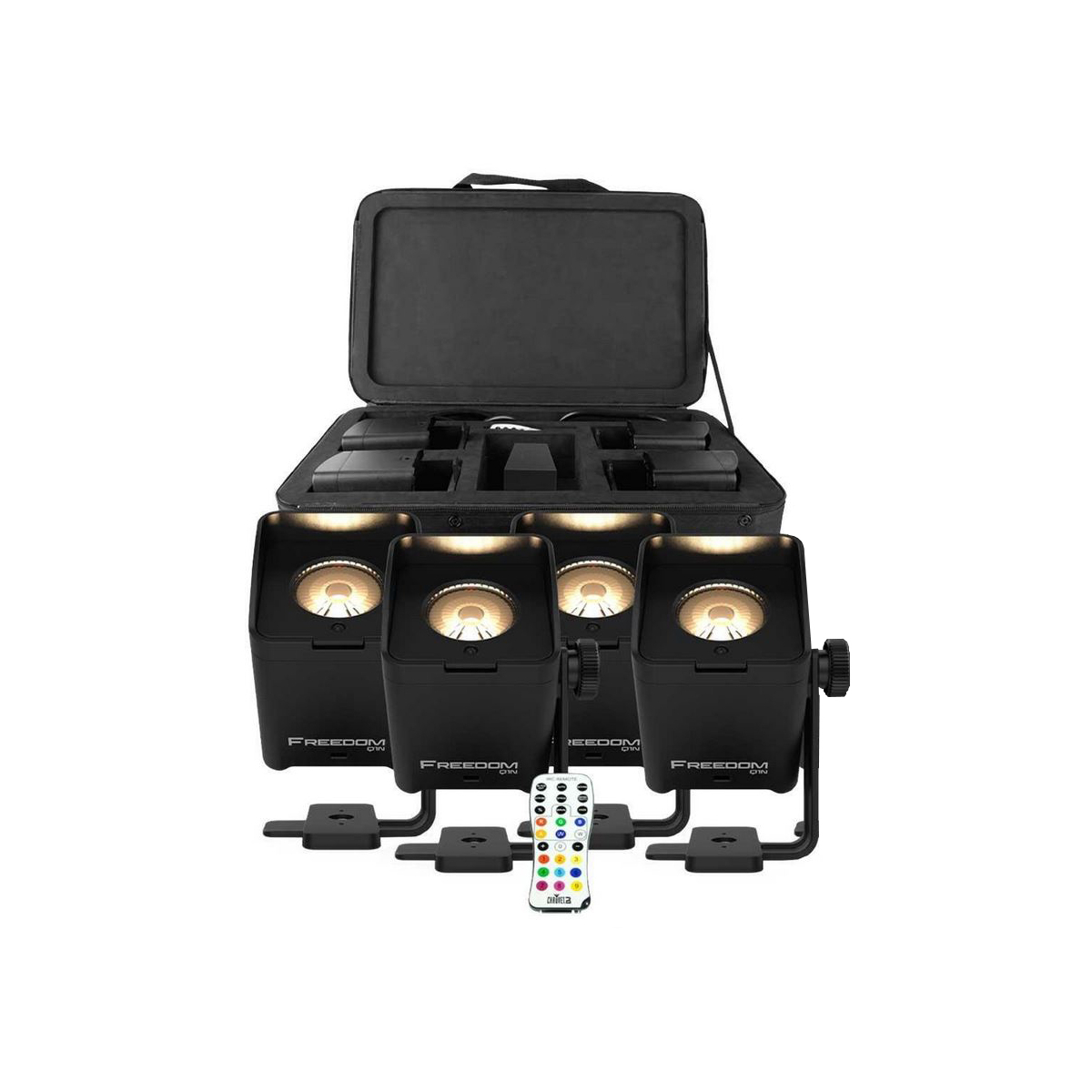 Projecteurs sur batteries - Chauvet DJ - Freedom Q1N x4