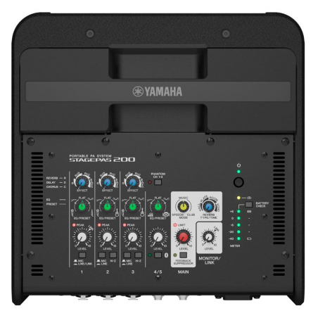 Enceintes amplifiées sur batteries - Yamaha - STAGEPAS 200