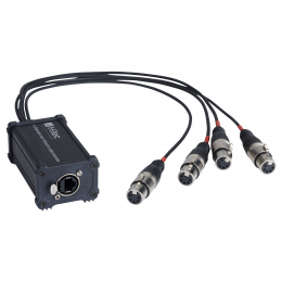 Câbles DMX éclairage XLR 5 points - Hilec - BOXRJ4XF5