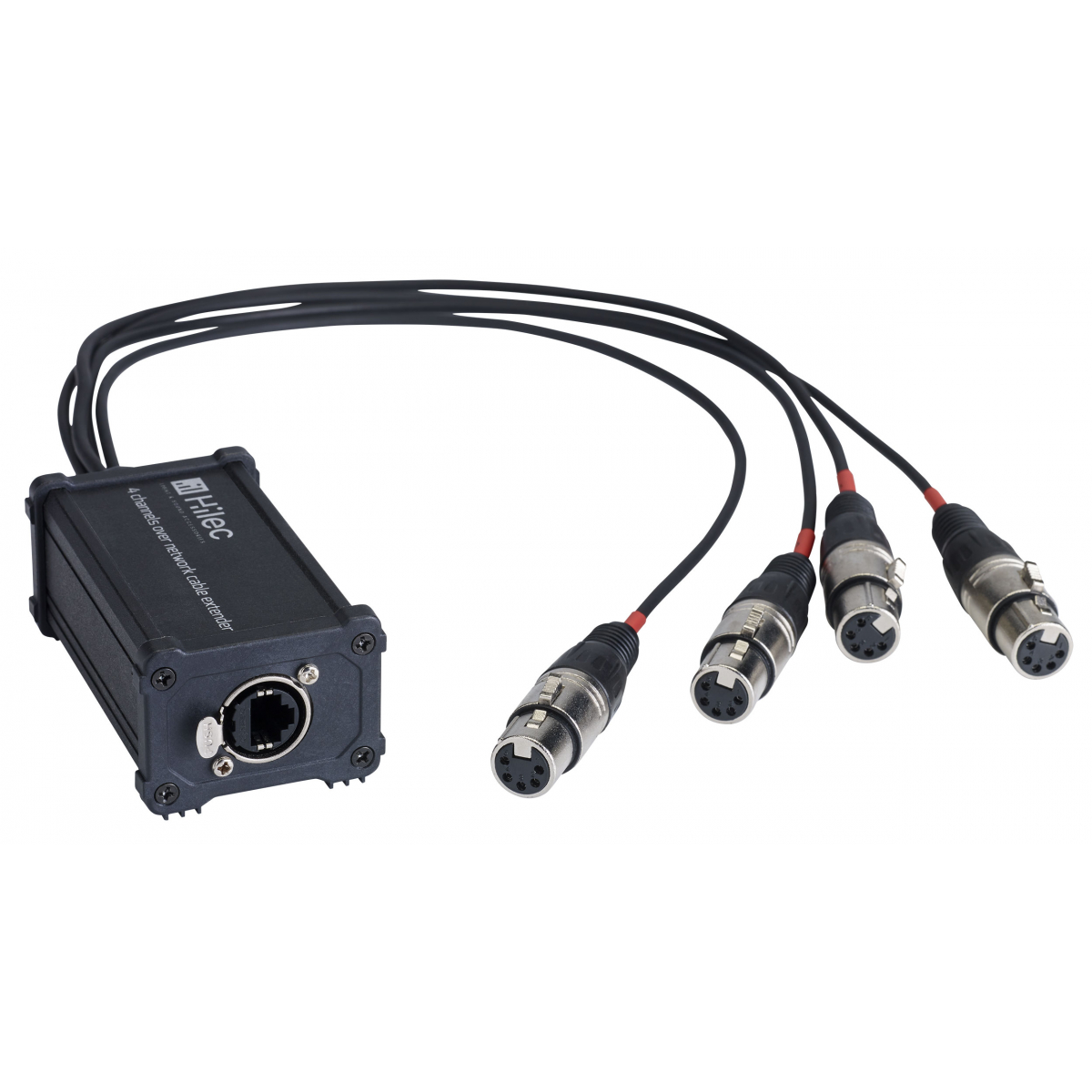 Câbles DMX éclairage XLR 5 points - Hilec - BOXRJ4XF5