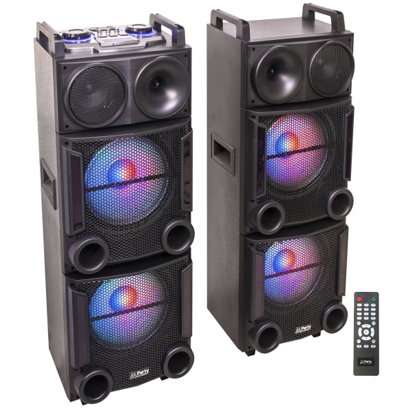 Enceintes Bluetooth Portables - Ibiza Sound - PARTY-BOX412 Enceintes Bluetooth Portables - Ibiza Sound - PARTY-BOX412