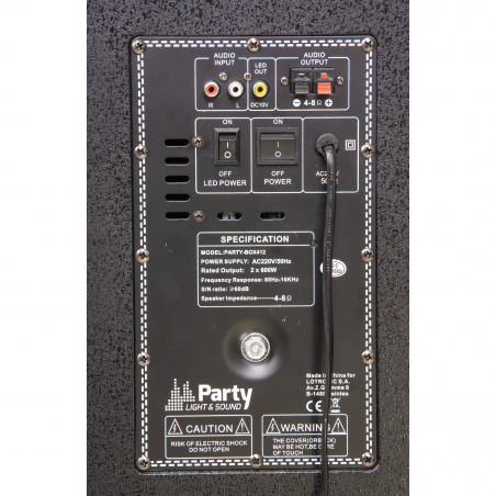 Enceintes Bluetooth Portables - Ibiza Sound - PARTY-BOX412