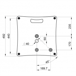 	Trépieds enceintes - Hilec - Stick-SB