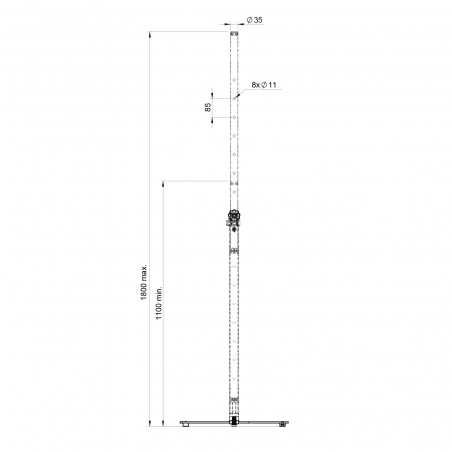 Trépieds enceintes - Hilec - Stick-SB