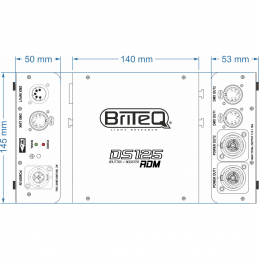 	Splitters DMX - BriteQ - DS125-RDM