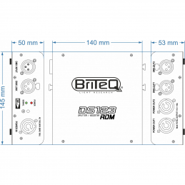 	Splitters DMX - BriteQ - DS123-RDM