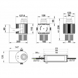 	Projecteurs PAR LED extérieur - JB Systems - ROTOGOBO OUTDOOR