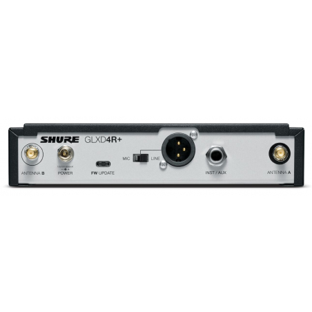 Micros chant sans fil - Shure - GLXD4R+