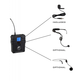 	Micros cravate sans fil - JB Systems - HF-BPACK