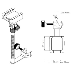 	Stands Smartphones et tablettes - Quik Lok - SMS/001