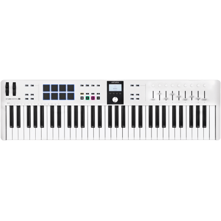 Claviers maitres 61 touches - Arturia - Keylab Essential mk3 61 White