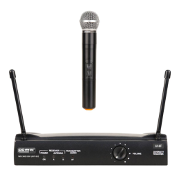Micros chant sans fil - Power Acoustics - Sonorisation - WM 3400 MH UHF 642