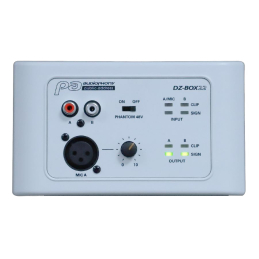	Zoneurs mélangeurs - Audiophony PA - DZ-BOX22