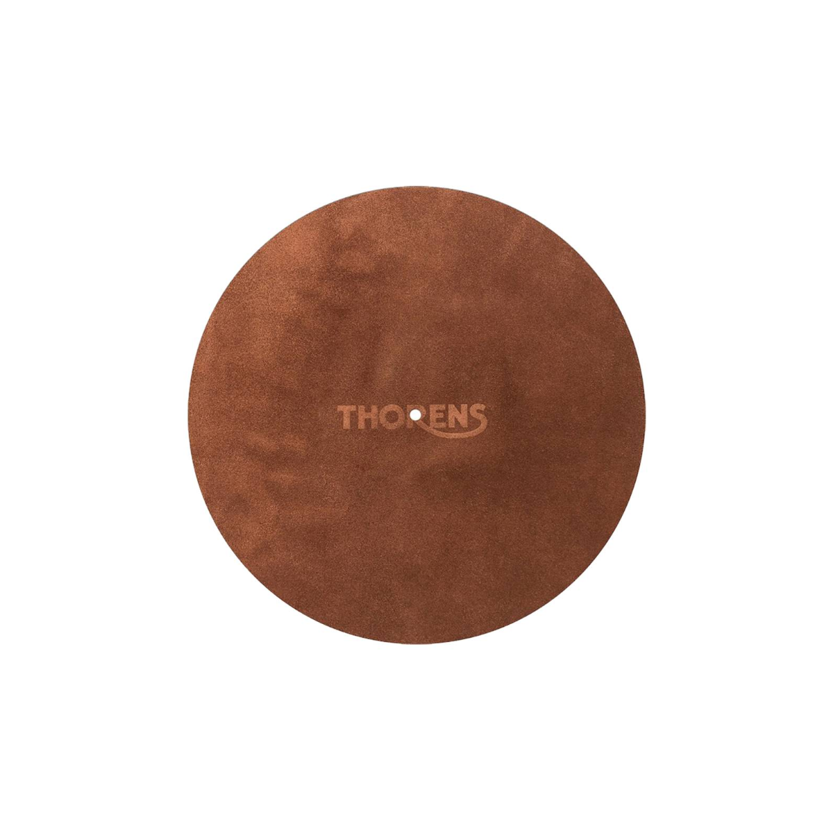 Feutrines platines vinyles hifi - Thorens - Feutrine cuir marron