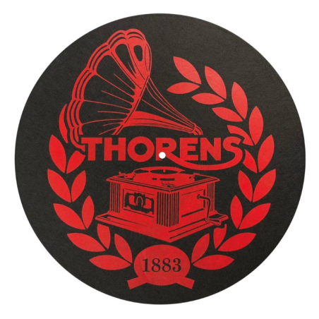 Feutrines platines vinyles hifi - Thorens - Feutrine logo 1883
