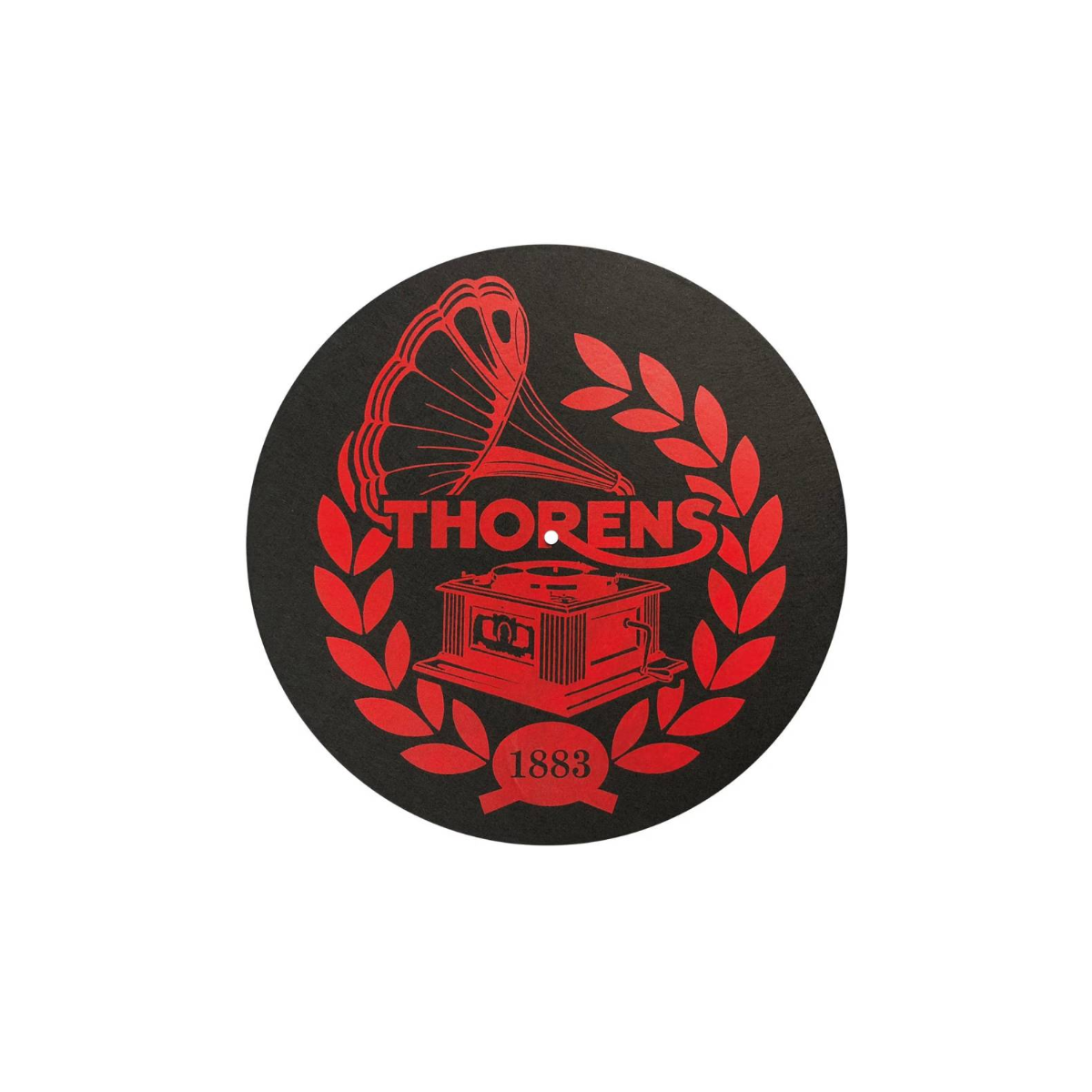 Feutrines platines vinyles hifi - Thorens - Feutrine logo 1883