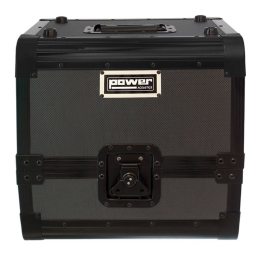	Sacs et flight cases pour disques vinyles - Power Acoustics - Flight cases - FL RCASE SLT 90ALL BL