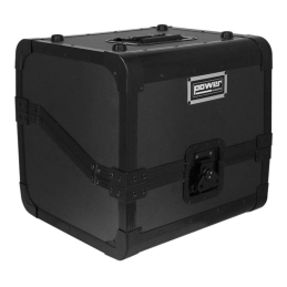 Sacs et flight cases pour disques vinyles - Power Acoustics - Flight cases - FL RCASE SLT 90ALL BL