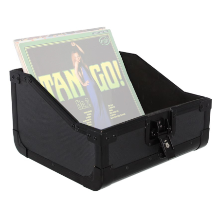 Sacs et flight cases pour disques vinyles - Power Acoustics - Flight cases - FL RCASE SLT 90ALL BL