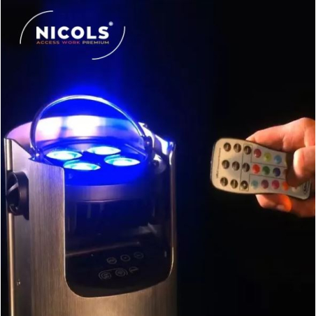 Projecteurs sur batteries - Nicols - Pack MOOVE 412 FC IP FC6