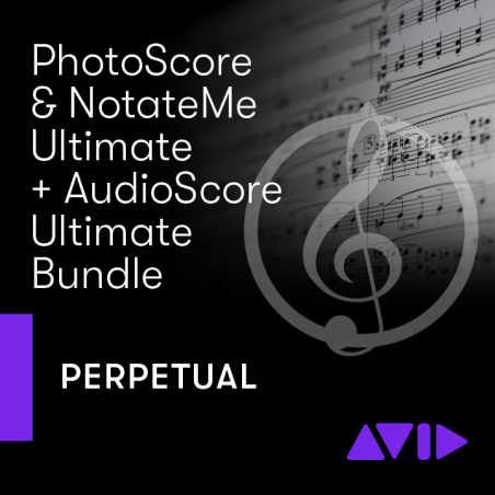 Logiciels séquenceurs - AVID - PhotoScore + NotateMe...