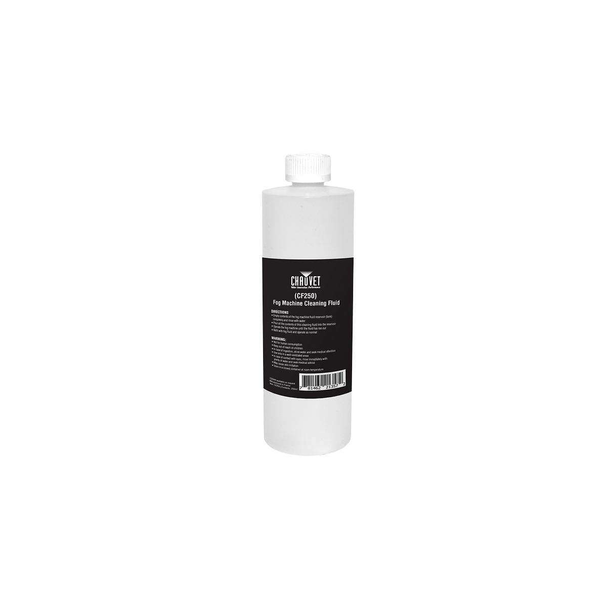 Liquide de nettoyage pour machines à fumée - Chauvet DJ - CF250 - Liquide nettoyant...