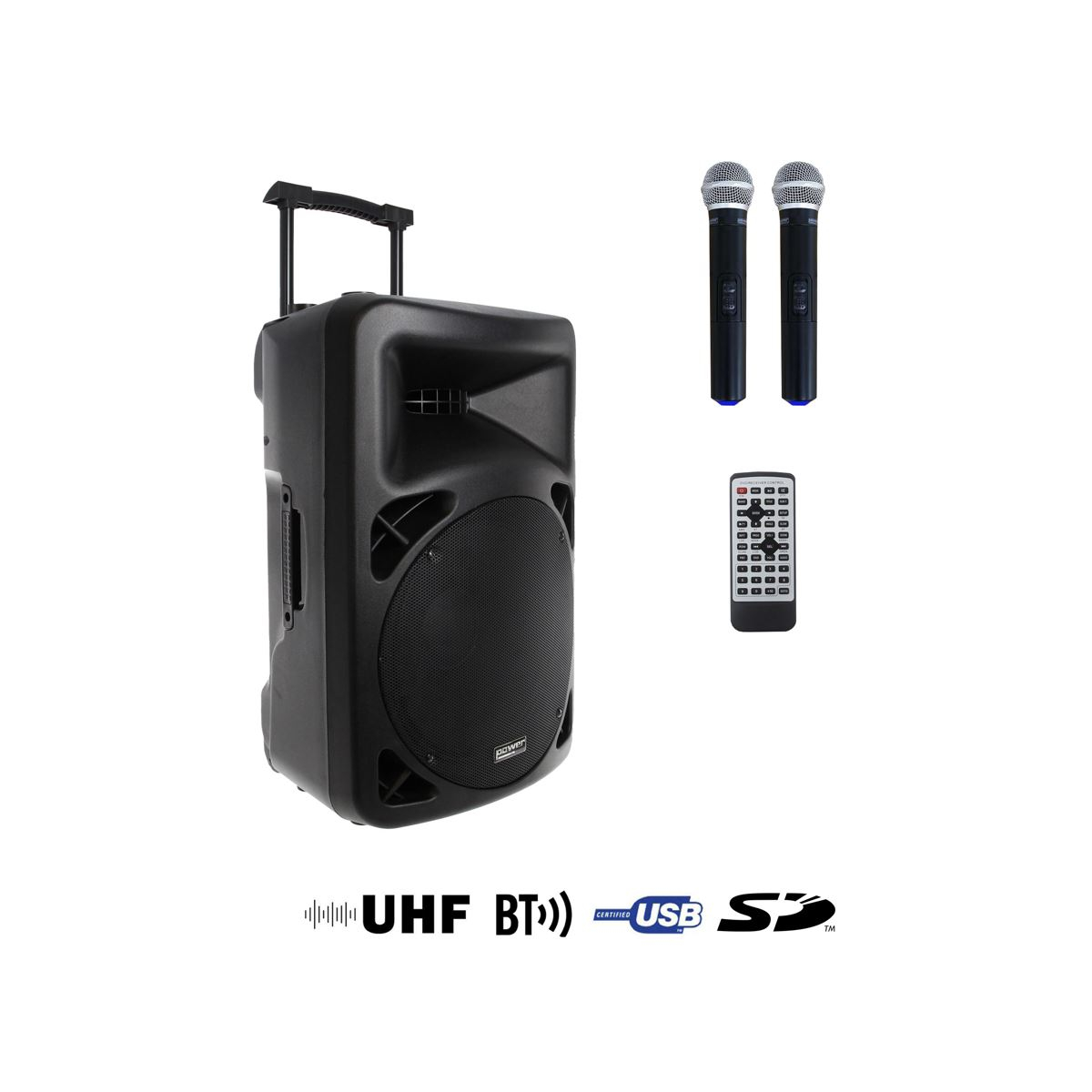 Sonos portables sur batteries - Power Acoustics - Sonorisation - BE 9515 MEDIA V2