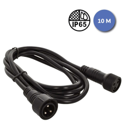 	Câbles DMX éclairage XLR 3 points - Power Lighting - CABLE IP SECTEUR 10M IN/OUT