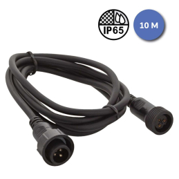 	Câbles DMX éclairage XLR 3 points - Power Lighting - CABLE IP DMX 10M IN/OUT