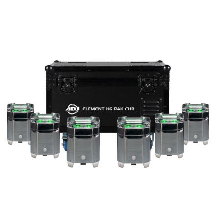 Projecteurs sur batteries - ADJ - ELEMENT H6 PAK CHR