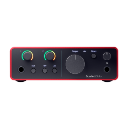 	Packs Home Studio - Focusrite - SCARLETT 4 SOLO STUDIO