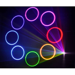 	Lasers multicolore - Power Lighting - SATURNE 3K RGB V2