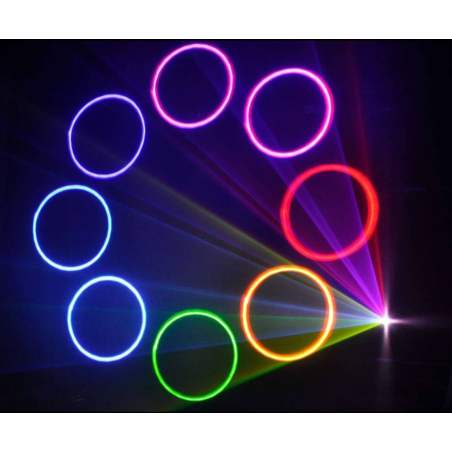 Lasers multicolore - Power Lighting - SATURNE 3K RGB V2